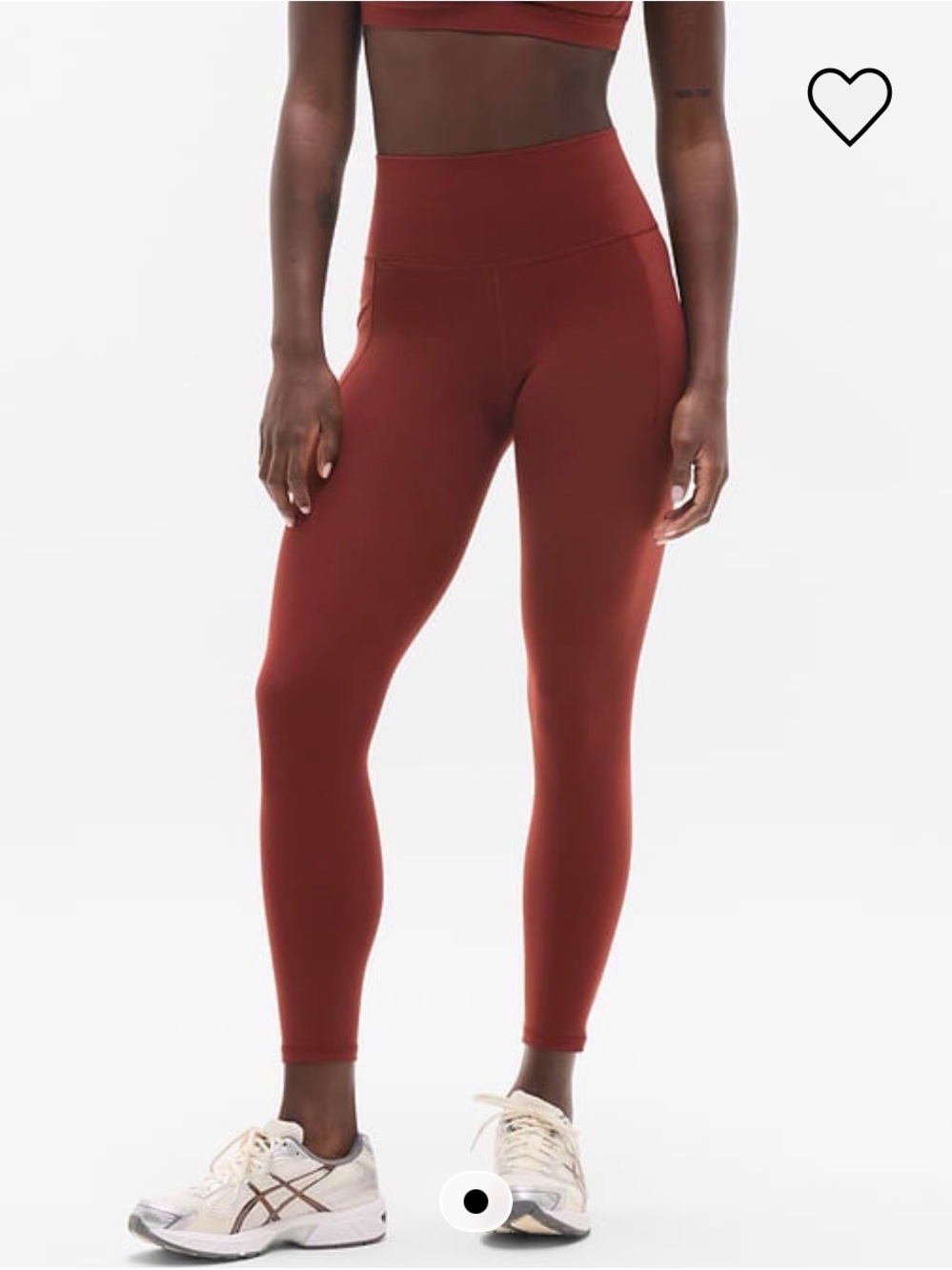 Athleta Salutation Stash Leggings - Cinnamon